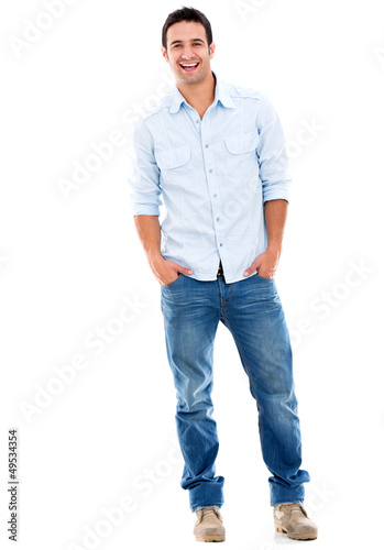 Photo: Handsome man smiling Handsome man smiling