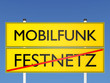 Mobilfunk vs Festnetz - 3D