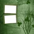 Illustration: Design for St. Patrick's Day. Flower ornament. Design for St. Patrick's Day. Flower ornament.