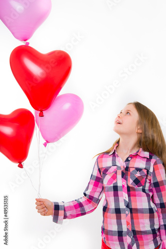 Photo: luftballons mit herz luftballons mit herz