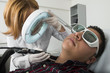 Hair removing with laser