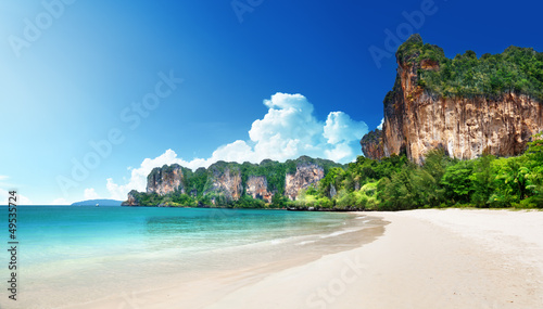 Photo: Railay beach in Krabi Thailand Railay beach in Krabi Thailand