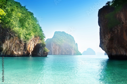 Photo: beach of small island in Adaman sea, Krabi Province, Thailand beach of small island in Adaman sea, Krabi Province, Thailand