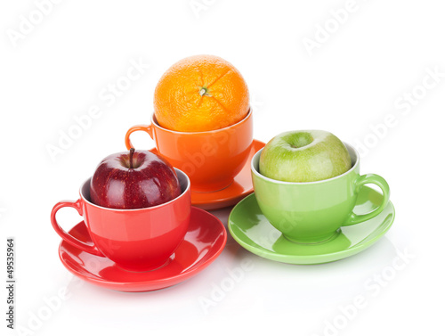 Photo: Apple and orange fruit tea Apple and orange fruit tea