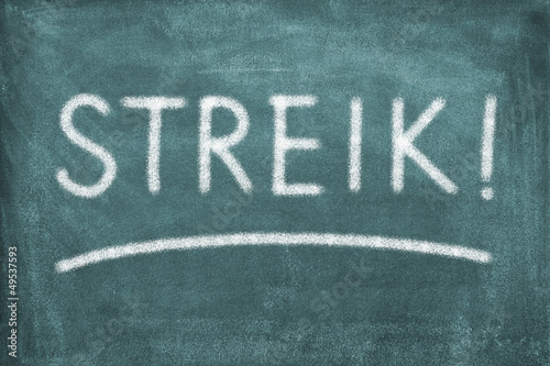 Illustration: streik streik