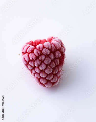 Photo: Frozen raspberry Frozen raspberry