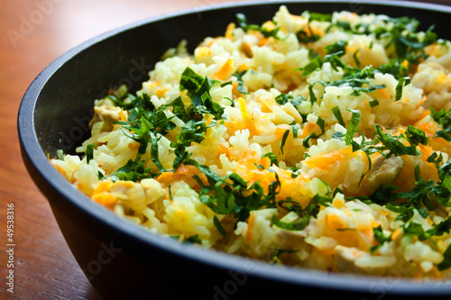 Photo: Pilaf with chicken Pilaf with chicken
