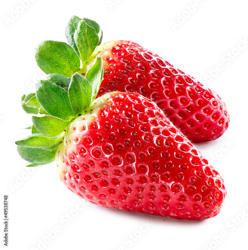 Photo: Strawberry. Strawberries Isolated on a White Background Strawberry. Strawberries Isolated on a White Background