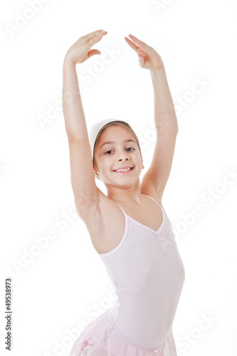 Photo: young girl dancing classical ballet young girl dancing classical ballet