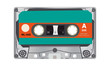 illustration of retro audio cassettes