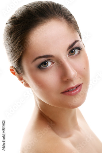 Photo: Portrait of beautiful natural woman Portrait of beautiful natural woman