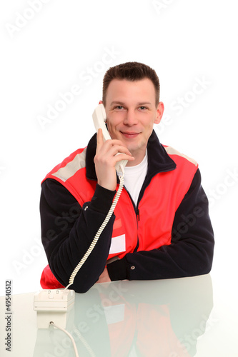 Photo: Rettungsdienst am Telefon Rettungsdienst am Telefon
