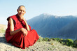 Photo : Two Indian tibetan monk lama Two Indian tibetan monk lama