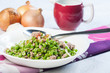 Chopped String Beans With Minc...