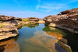 Photo: Sam-Pan-Bok Grand Canyon, Amazing of rock in Mekong river ,Ubonr Sam-Pan-Bok Grand Canyon, Amazing of rock in Mekong river ,Ubonr