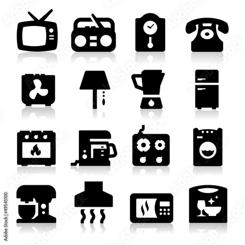 Vector: Home Appliances Icons Home Appliances Icons
