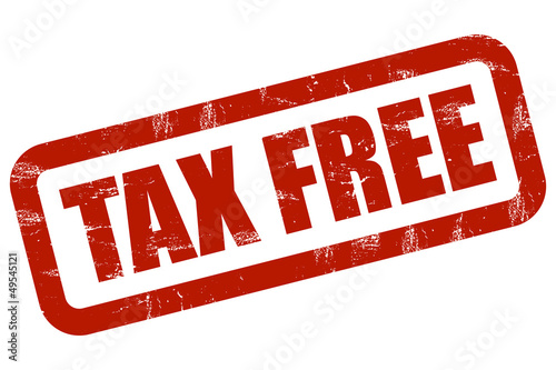 Illustration: Grunge Stempel rot TAX FREE Grunge Stempel rot TAX FREE