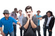 Young Man Blamed By His Friends