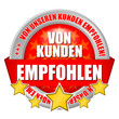 button von kunden empfohlen 1