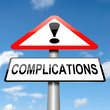 Complication concept.