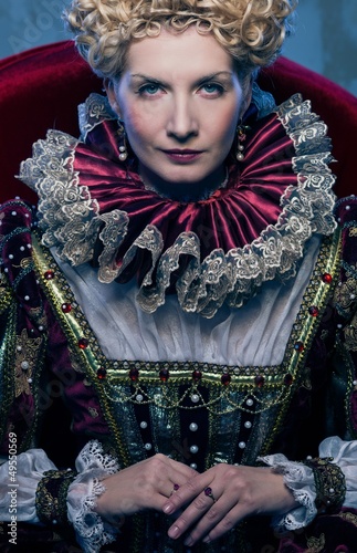 Photo: Her royal highness sitting on throne Her royal highness sitting on throne