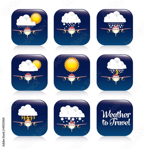 Vector: airplane icons airplane icons