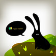 Easter bunny card