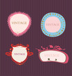 Vektor: Vintage labels collection Vintage labels collection