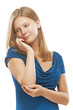 Foto: beautiful young woman with phone beautiful young woman with phone