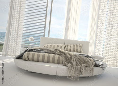 Illustration: Extravagant Exclusive Design Bedroom with sea view Extravagant Exclusive Design Bedroom with sea view