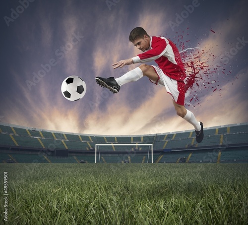 Photo: Football player Football player