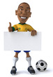 Fun football player
