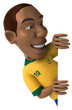 Fun football player