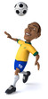 Fun football player