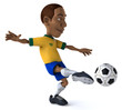 Fun football player