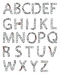 Foto: letters created with dollar banknotes letters created with dollar banknotes