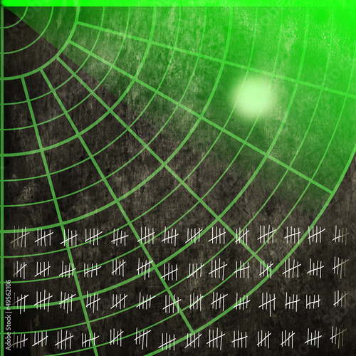Illustration: Radar - Treffer - Finden Radar - Treffer - Finden