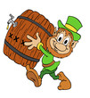 Illustration: Leprechaun With Beer Leprechaun With Beer