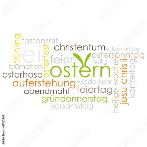 Vector: Tag Cloud Ostern / Osterfest Tag Cloud Ostern / Osterfest