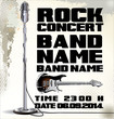Billboard Rock Festival. vector illustration