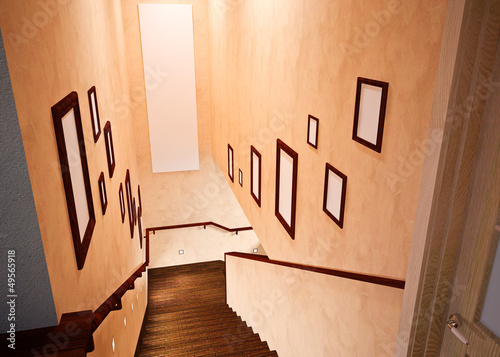 Illustration: stairs stairs