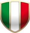 Scudo bandiera tricolore - italian flag shield