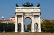 Arch of Peace in Sempione Park, Milan, Lombardy, Italy