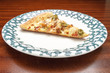 Slice of fresh pizza