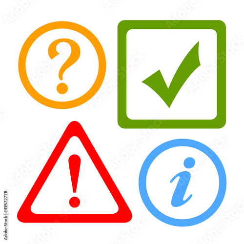Vector: Vector security signs Vector security signs
