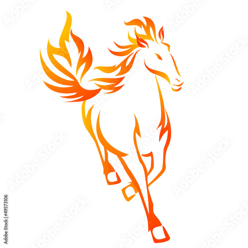 Illustration: Horse Flame Horse Flame