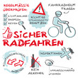Sicher Radfahren Sicherheit im Straßenverkehr, Keywords