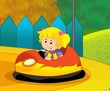 The funfair - illustration for the children