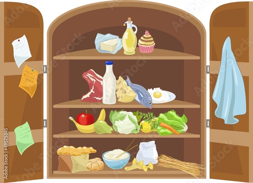 Vector: piramide alimentare( no sfumature no trasparenze) piramide alimentare( no sfumature no trasparenze)