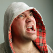 Portrait of angry man
